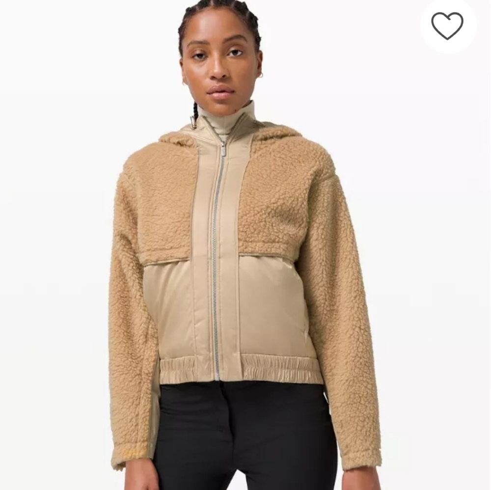 Lululemon Sherpa and Shine jacket sz 12